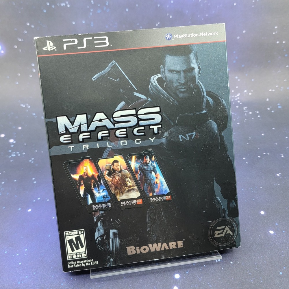 Mass Effect Trilogy PS3 PlayStation 3 BioWare EA Missing Disc 1 19806-5